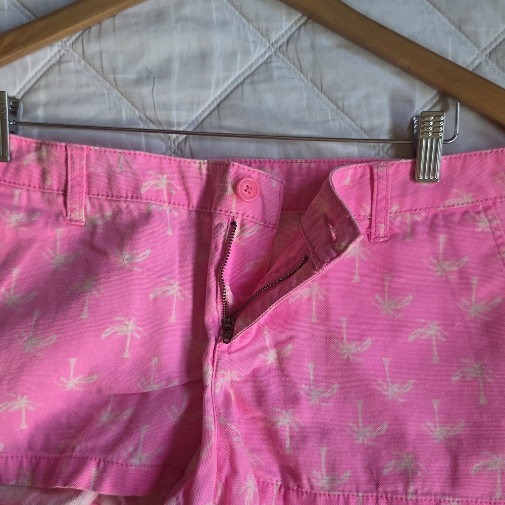 Cute Mossimo Supply Co. Neon Pink Palm Print Women's Low Size Shorts